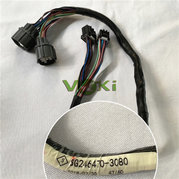 Original SG246470-3080/SG246460-696D Excavator Air Conditioning Harness for E320D/E340C Engine Wiring