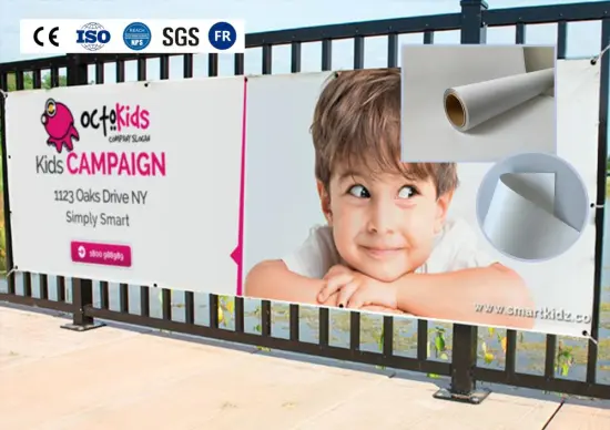 Sustainable weldable indoor outdoor banner