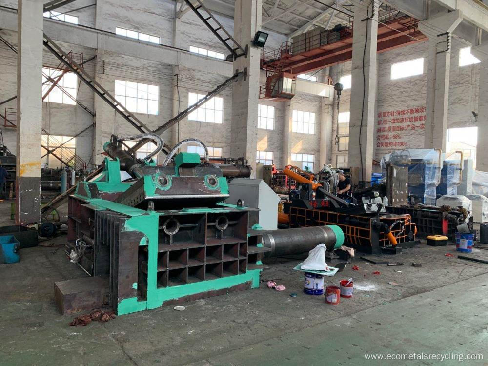 Aluminum Turnings Copper Shavings Metal Compactor Machine