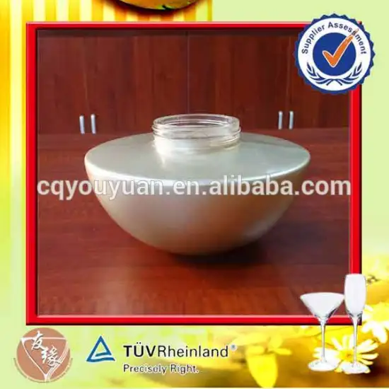 500ml wholesale custom private label round shape clear glass bottles with screw cap