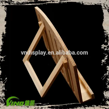 Wood Book Display Stand , Single Book Display Stand , Book Reading Stand