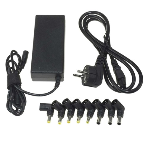 Caricabatterie adattatore CA universale per laptop automatico da 90 W.