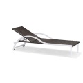 Patio furniture rattan lounger