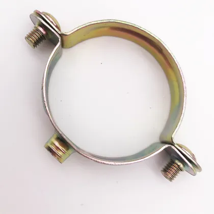 Steel Small Pipe Clamps Single Quick Pipe Clip for Kitchen and Home Pipe Support