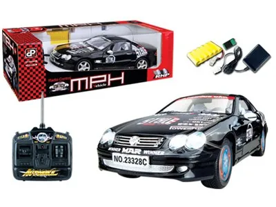 Six channel remote control car with lights