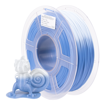 Isanmate Heat Change Temperature Color Shift Blue to White PLA+ Filament for XYZ 3D Printer (1kg)