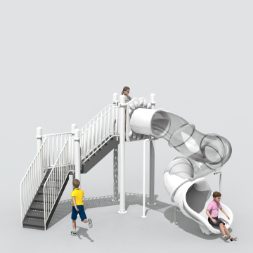 Outdoor Rotational Molding Tube Slide Set for Playground