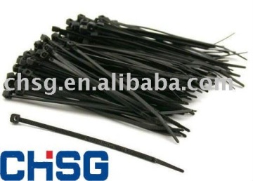 Heat stabilized nylon cable tie