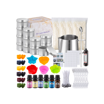 INTODIY Aromatherapy Candle Set: Handmade Essential Oil Gift & Candle Making Tools