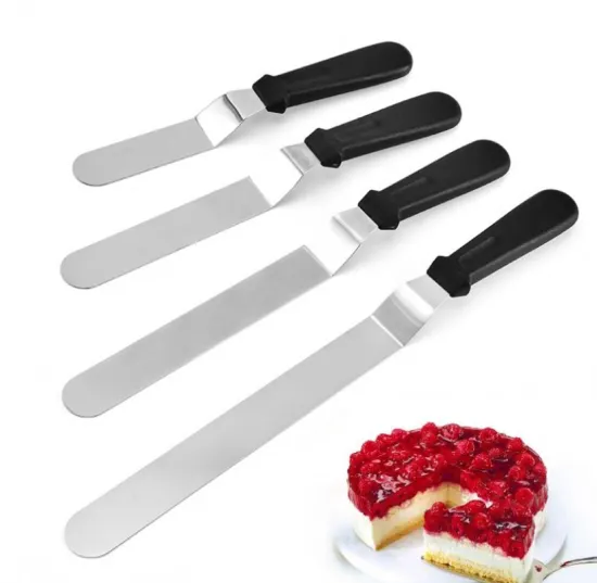 Stainless Steel Cake Icing Spatula Set 6-12 Inch