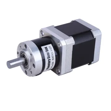 Low Cost NEMA 17 Geared Stepper Motor with Worm Gear Planetary Gearbox in China