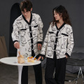 Couple pajamas cotton long sleeve