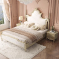 French luxury solid wood bed