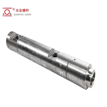 Plastic Extruder Bimetallic Conical Twin Barrel for Processing Industry