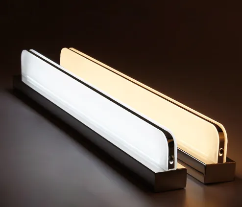 Cabinet Wall Mirror with LED Light and Stainless PMMA Material