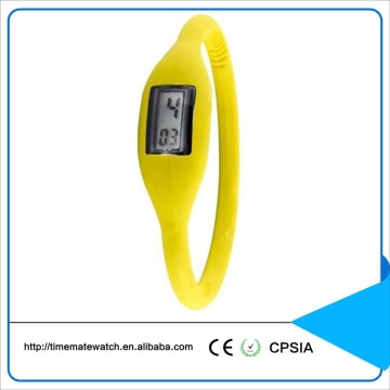 Multi-function silicone customized digital wrist watch for children