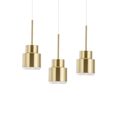 Golden Kitchen Island Pendant Lights - Modern LED Ceiling Hang Lights
