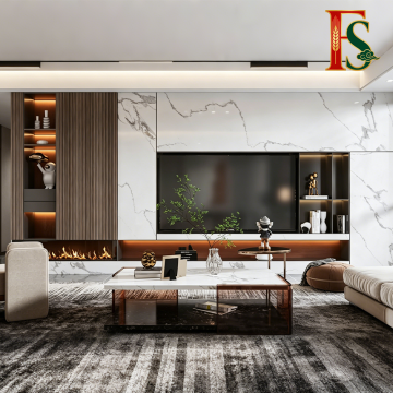 Eco Friendly Durable Custom TV Background Home Cabinet
