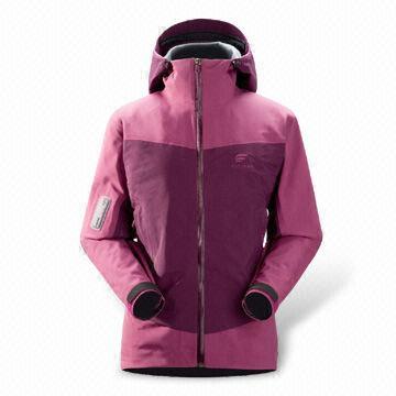 Women's Ski Jacket, with Laminated Hem Draw Cord