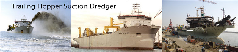 Suction trailing hopper dredgers