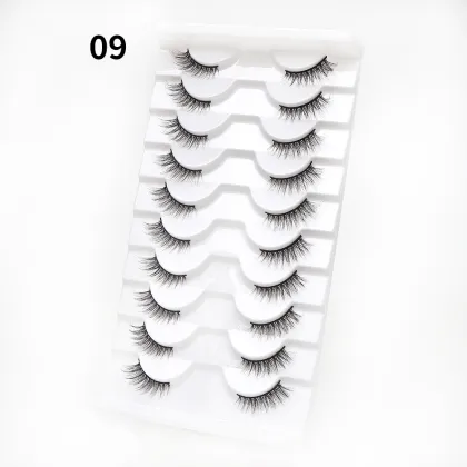 classic half set eyelash extensions half strip lashes