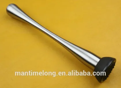 stainless steel bar pestle cocktail muddler for crushing ice barware