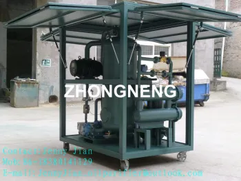 2016 new dirty transformer oil purifier transformer oil recycling machine