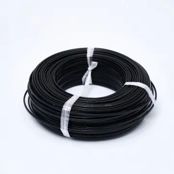 Black 2X1.0mm² Fluorine Plastic Sheathed Cable