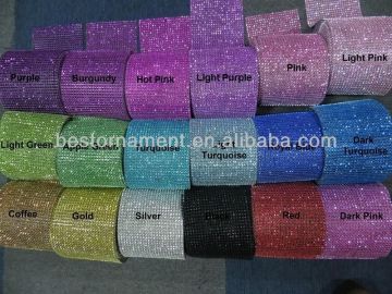 DIAMOND MESH WRAP ROLL SPARKLE RHINESTONE Crystal Ribbon