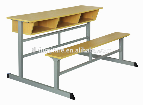 three seater student desk and chair,school furniture manufacture