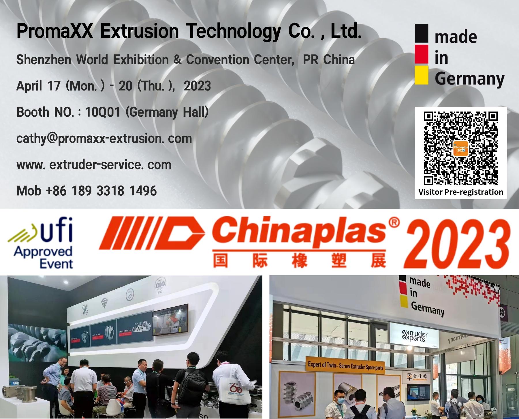 Promaxx Extrusion Chinaplas 2023