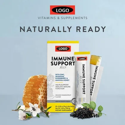 OEM/ODM Zinc Elderberry Immune Support Jelly