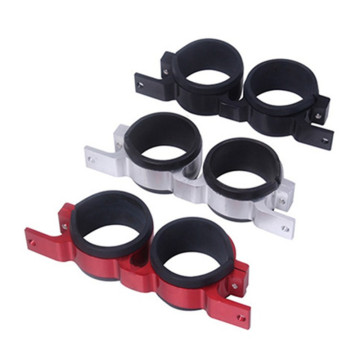 AUSO WG-082 60MM Aluminum Double Twin Hole Fuel Filter Pump Bracket