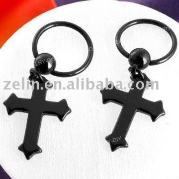 Pair Mens Stainless Steel Earrings Ear Studs 19x15mm,ear plugs ,ear jewelry,body jewelry