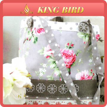 DIY wholesale cotton fabric drawstring bag