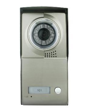 Economic color video camera doorbell and door access control