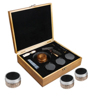 Top Selling Custom Logo Wooden Gift Box: Colorful Cocktail Smoker Kit with Wood Chips - Perfect Bar Cooler | SGS Certified Wine for Xmas