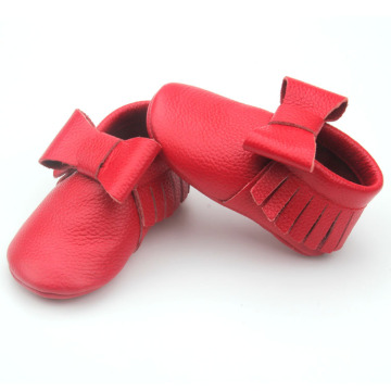 Hot Selling Bowknot Baby Kids Moccasins