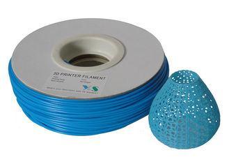 Glow In The Dark ABS 3D Printer Filament Light Blue , 3.0mm