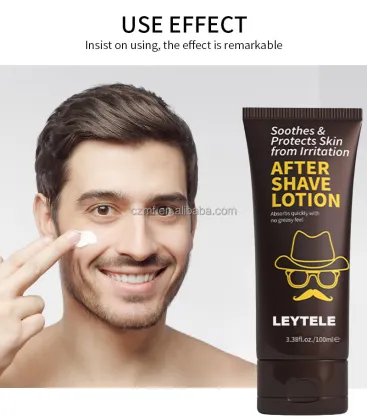 Private Label Organic Barber Aftershave Lotion for Beard Care and Shaving