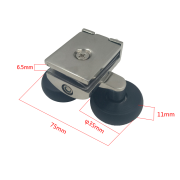 Double Wheel Bathroom Glass Sliding Door Rollers: Essential Shower Room Accessory