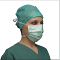 Nonwoven disposable surgical face mask