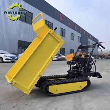 Mini Crawler Dumper 300 كجم من البنزين يدوي الشاحنة