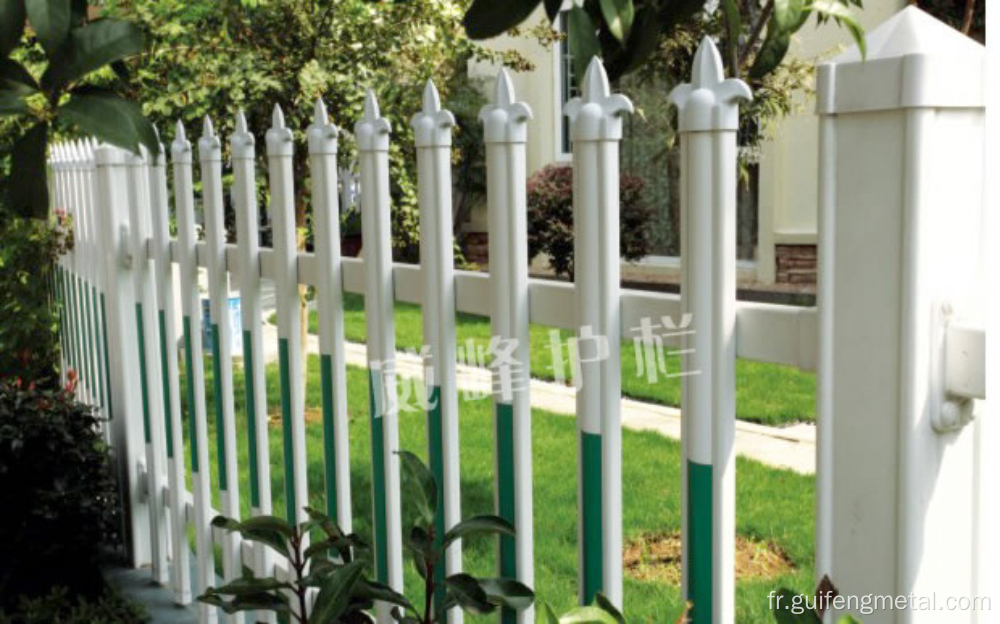 Lawn Community Green Belt Facility PVC Fence GuardRail