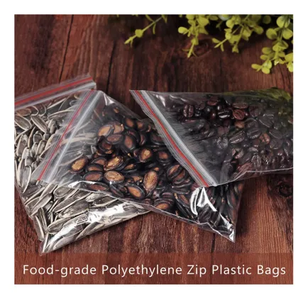 Poly Bag Small Plastic Packaging Bag Zipper Small