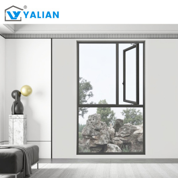 High Quality Double Glass Aluminium Casement Window