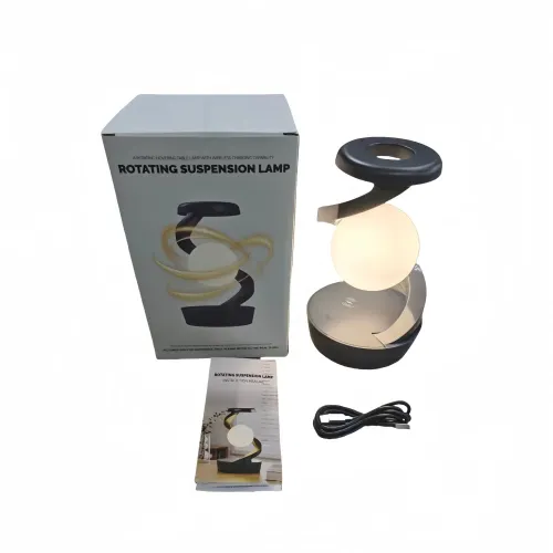 Светодиодная лампа с изменением цвета с беспроводной зарядкой