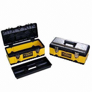 Plastic and steel tool case