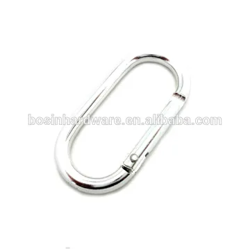 Fashion High Quality Metal Custom Oval Shaped Carabiner