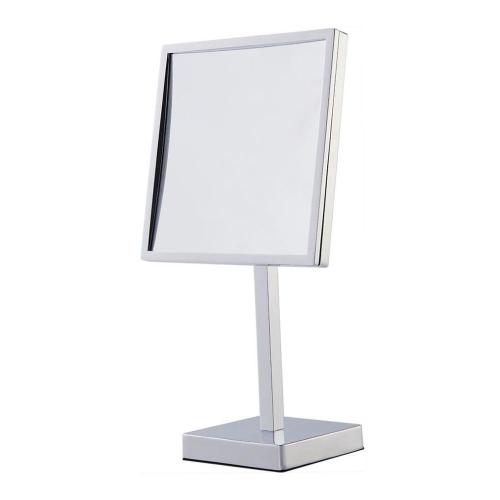 Framed square adjustable standing mirror